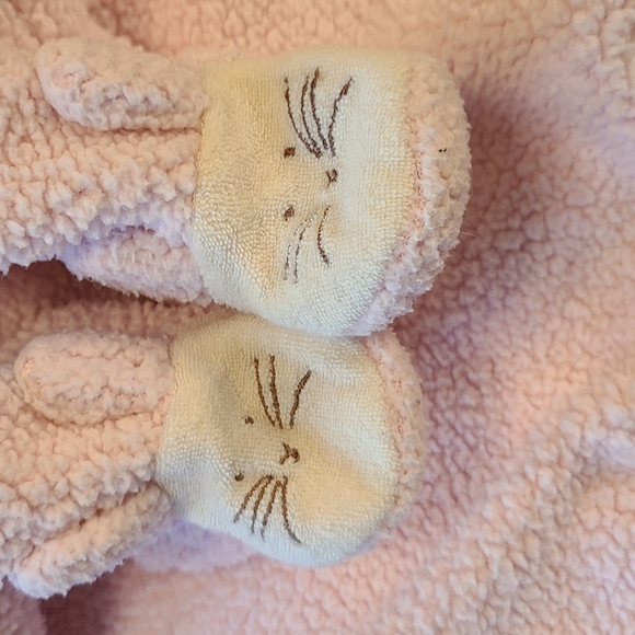 Peter Rabbit Baby light pink hooded bunting suit - Picture 5 of 5